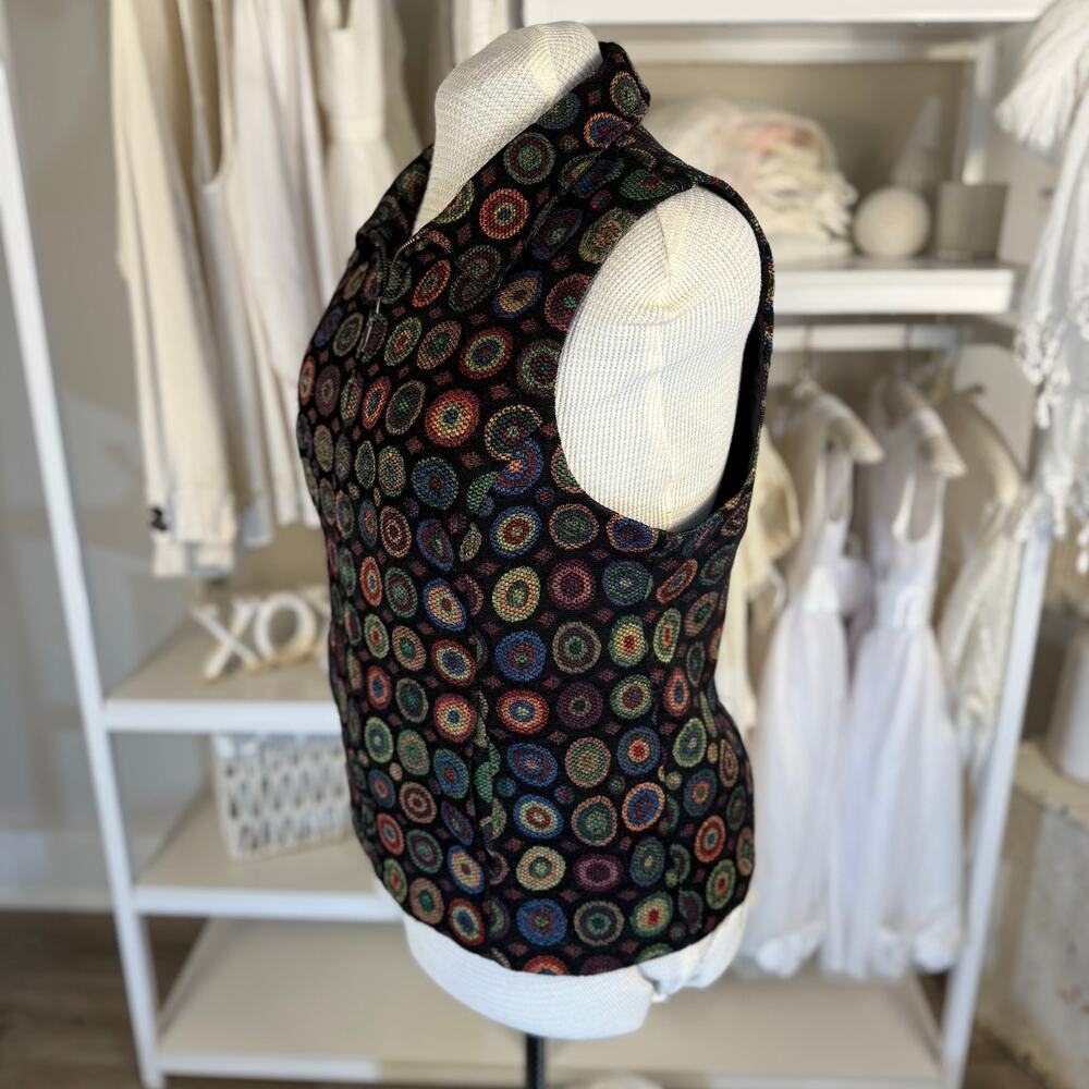 Colorful Patterned Women's Vest - Picture 4 of 9